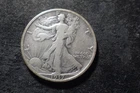 1917-D REV F VF Bold Devices Walking Liberty Half Dollar Nice PSC