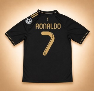 Adidas Real Madrid n.7 Ronaldo maglia jersey 2011 2012 patch CL taglia XL