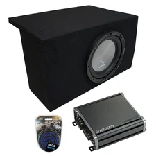 2005-2014 Ford Mustang Coupe Harmony Audio A122 Single 12" Sub Box & CXA8001 Amp