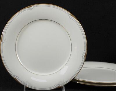 Noritake Golden Cove Set of Three Salad Plates