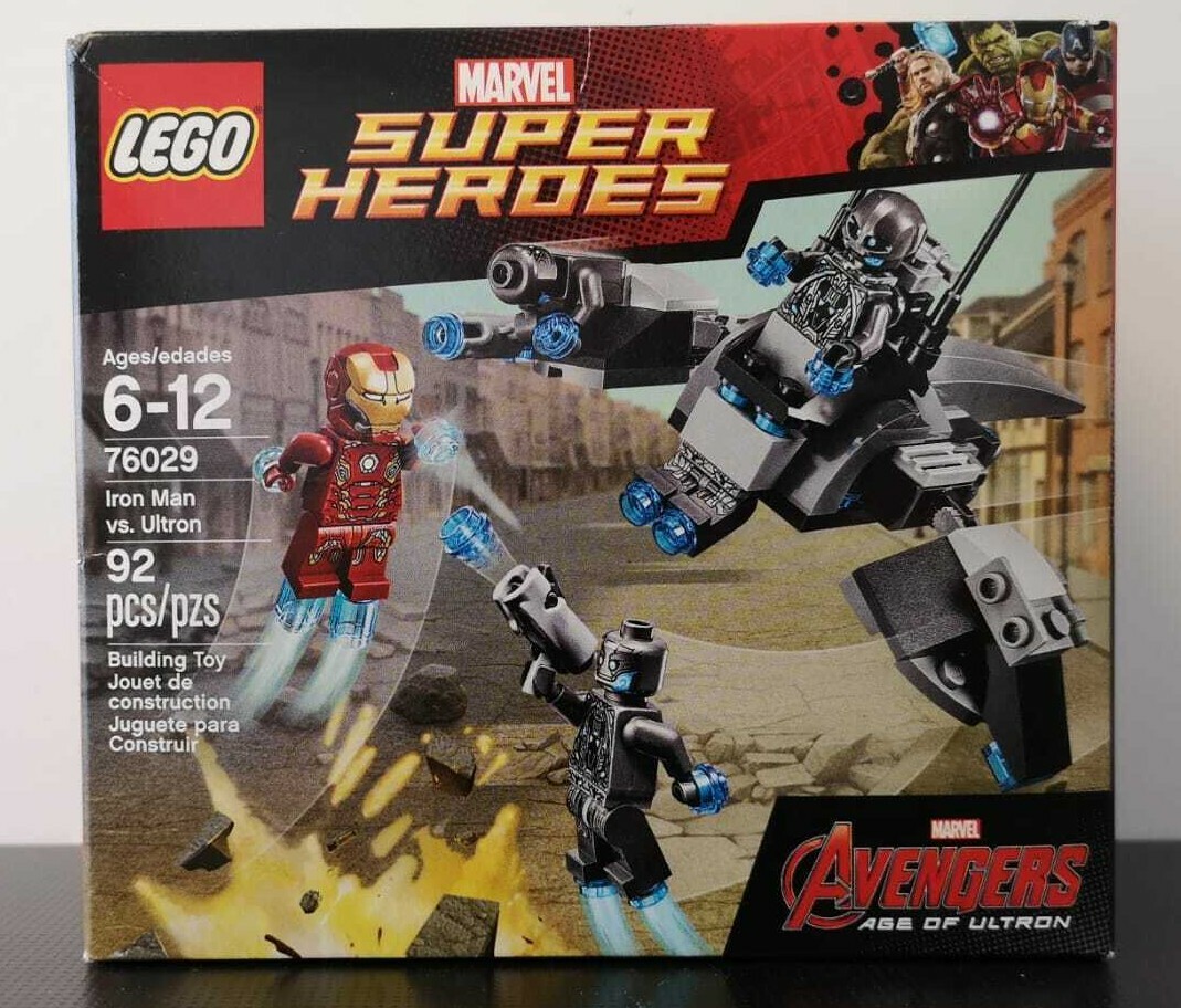 LEGO SUPER HEROES 76044 CLASH OF THE HEROES and 76029 IRON MAN NIB 
