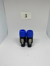 2 pcs NL4FC 8 Pole Locking High-Load Speakon Connector Replacement for Neutrik