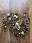 MAYBE GOLD PLATED JEWELRY AND BIJOU FAKE JEWELRY AS SEEN IN PICTURES