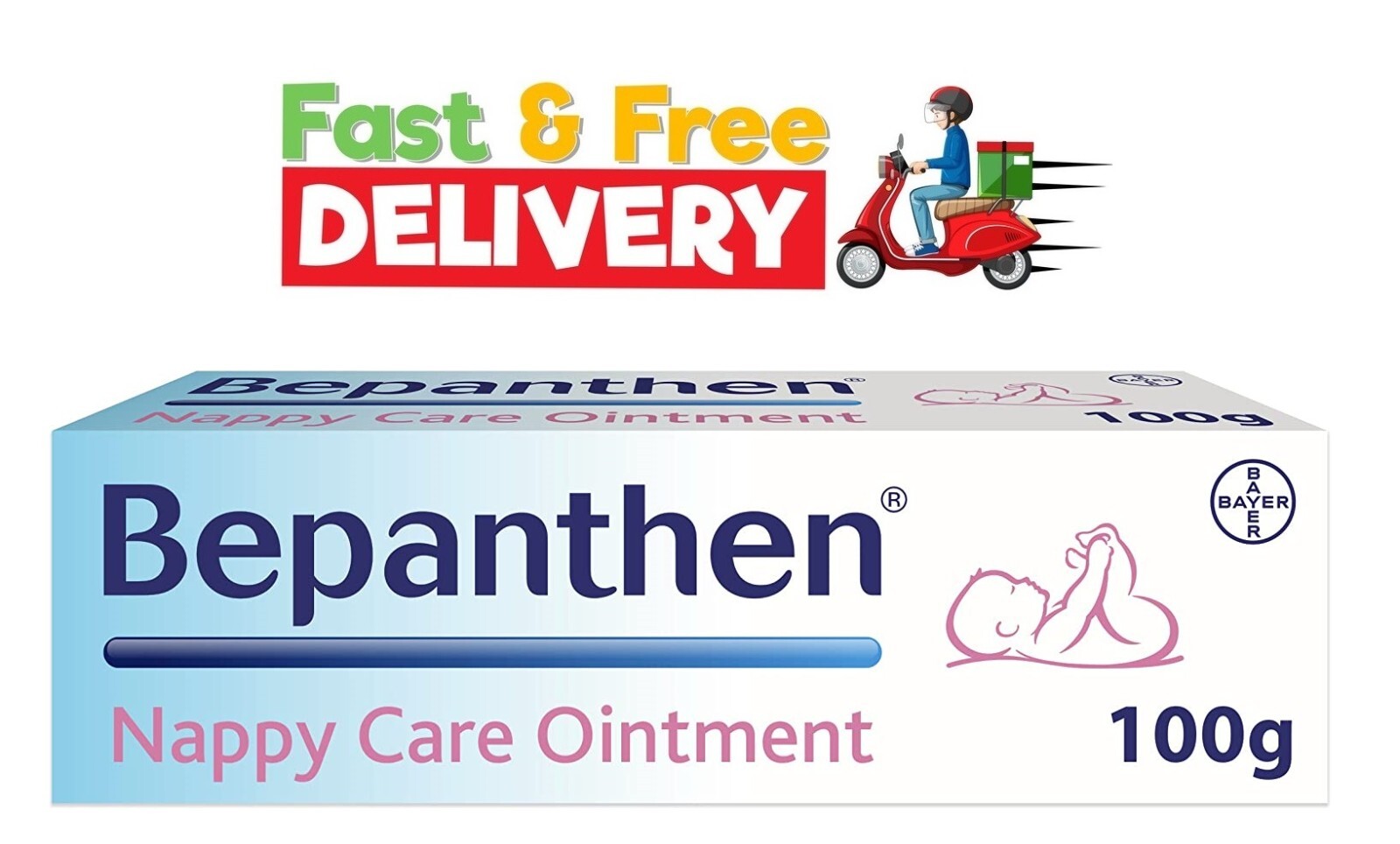 Bepanthen Nappy Care Ointment Nappy Cream with Provitamin B5 that