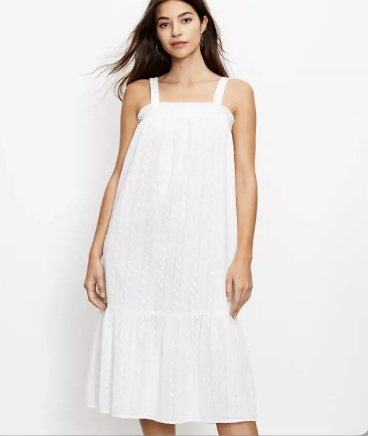 Loft 2025 white dress