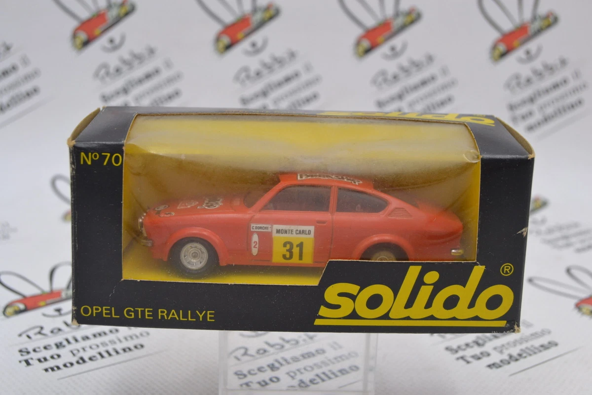 Miniature Solido Opel GT, échelle 1:43, Voiture De Collection, Modèle Dalia, Occasion