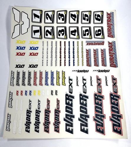 Duratrax Evader Ext Nitro Decal Sheet - Picture 7 of 7