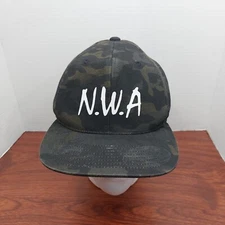 N.W.A Black Cano Snapback Hat The Classics Yupoong Cap