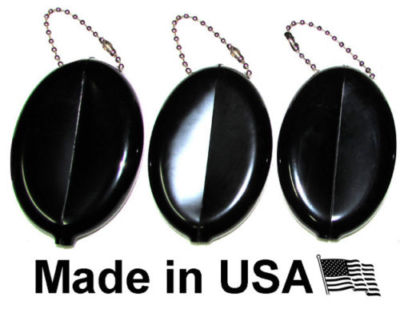 3 Oval Squeeze Purses | Organize small items & Change | Holds Keys | Made in USA