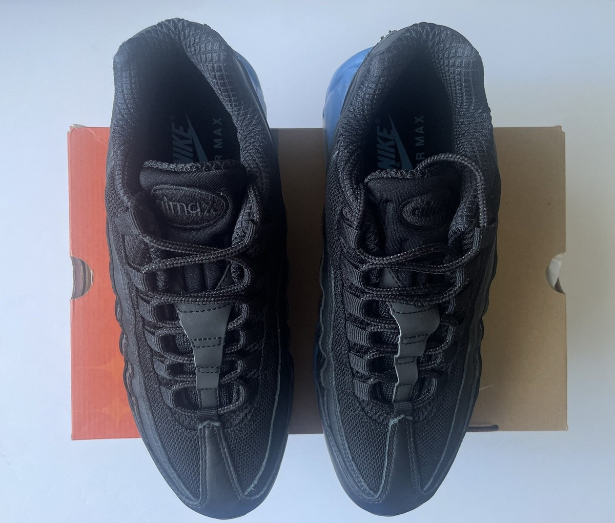 NIKE★Air Max 95 エアマックス95 University Blue 送関込 Nike Air Max 95 Black University Blue Size 8 | eBay