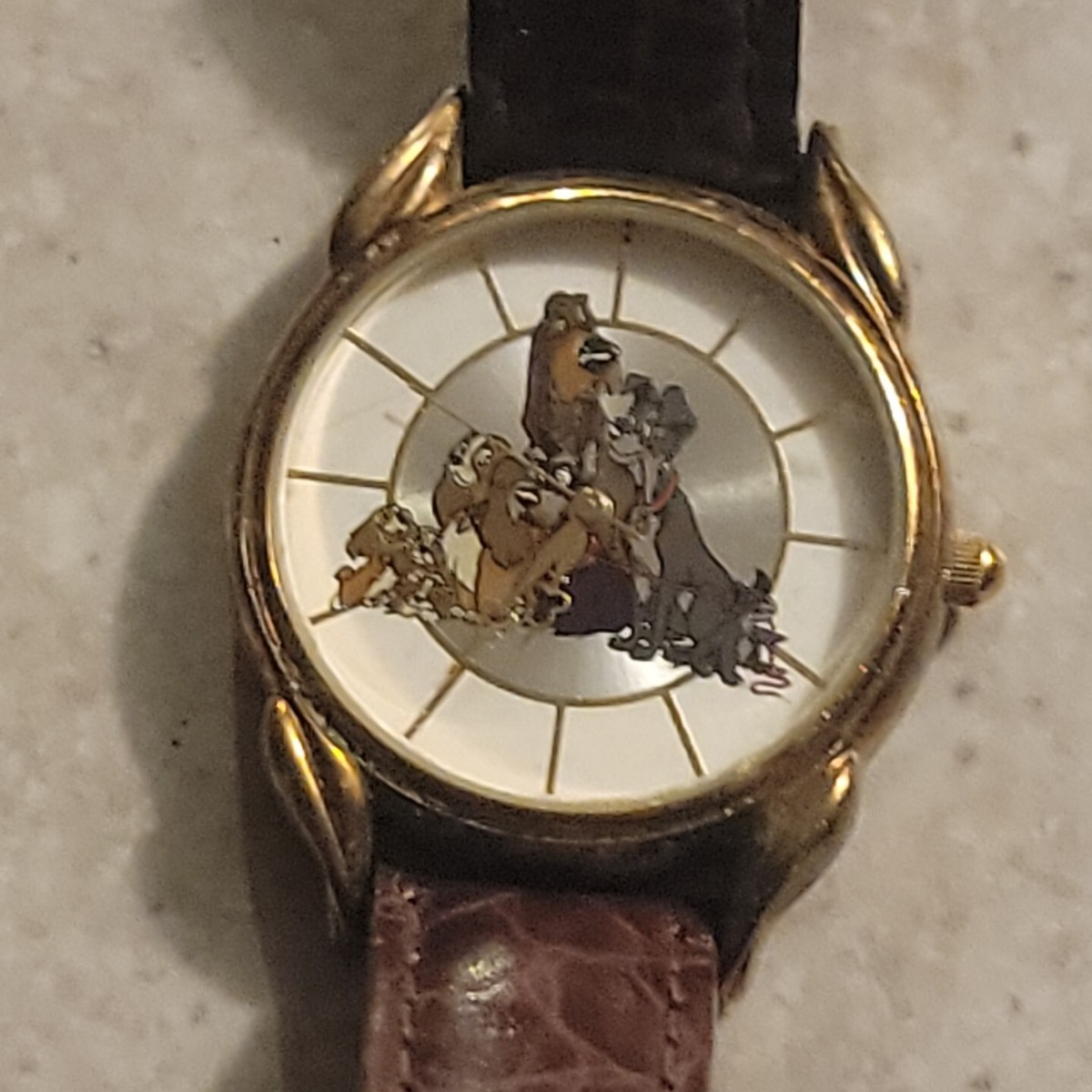 Disney 40TH Anniversary Lady and the Tramp WATCH Collectors 