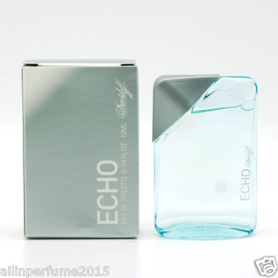 Echo by Davidoff 0.34 oz, 10 ml Eau De Toilette Miniature Splash for Men