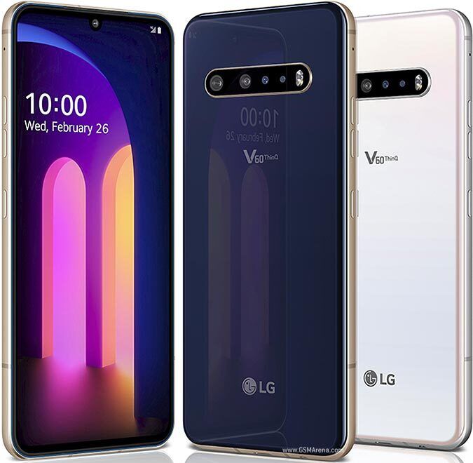 S L1200 Lg v60 thinq 5g lm-v600am v600tm v600vm 128gb unlocked smartphone - new sealed