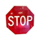 Reflective Road Sign, 18”x18”, Controls Traffic & Ensures Driver Safety