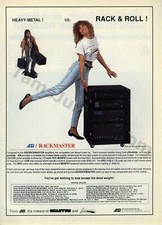 1991 Rackmaster Amplifiers Electronics Great Old PRINT AD Xmas Gift Idea (2566)