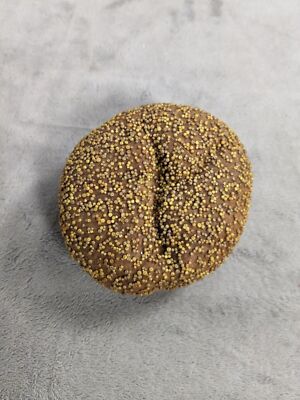 Faux Fake Food Seeded Bread Dinner Roll Bun Display Stage Movie Prop
