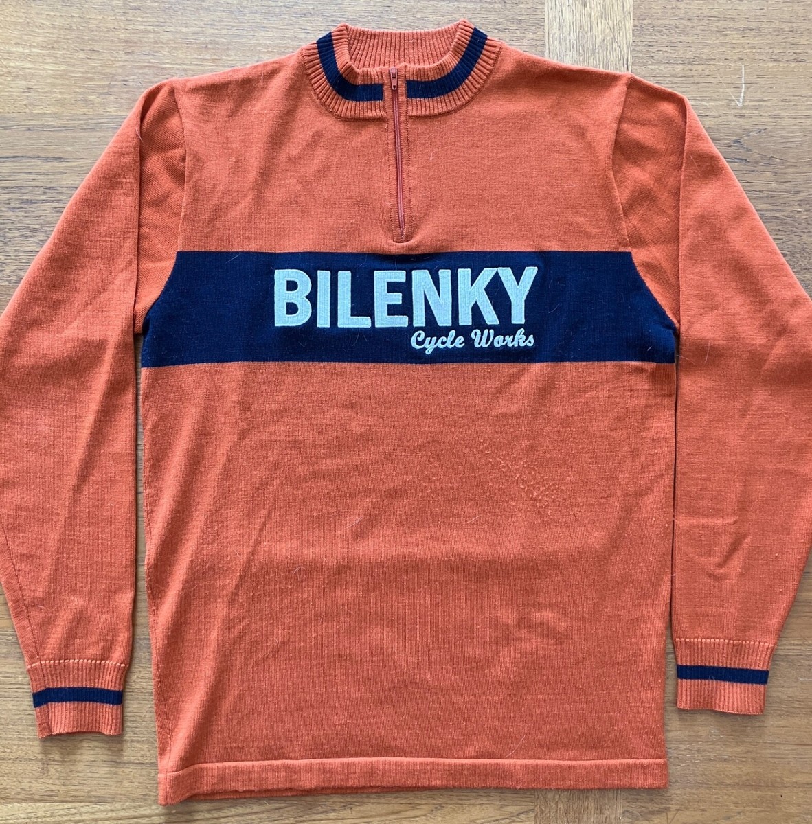 Bilenky Cycle Works long sleeve heavyweight merino wool bike
