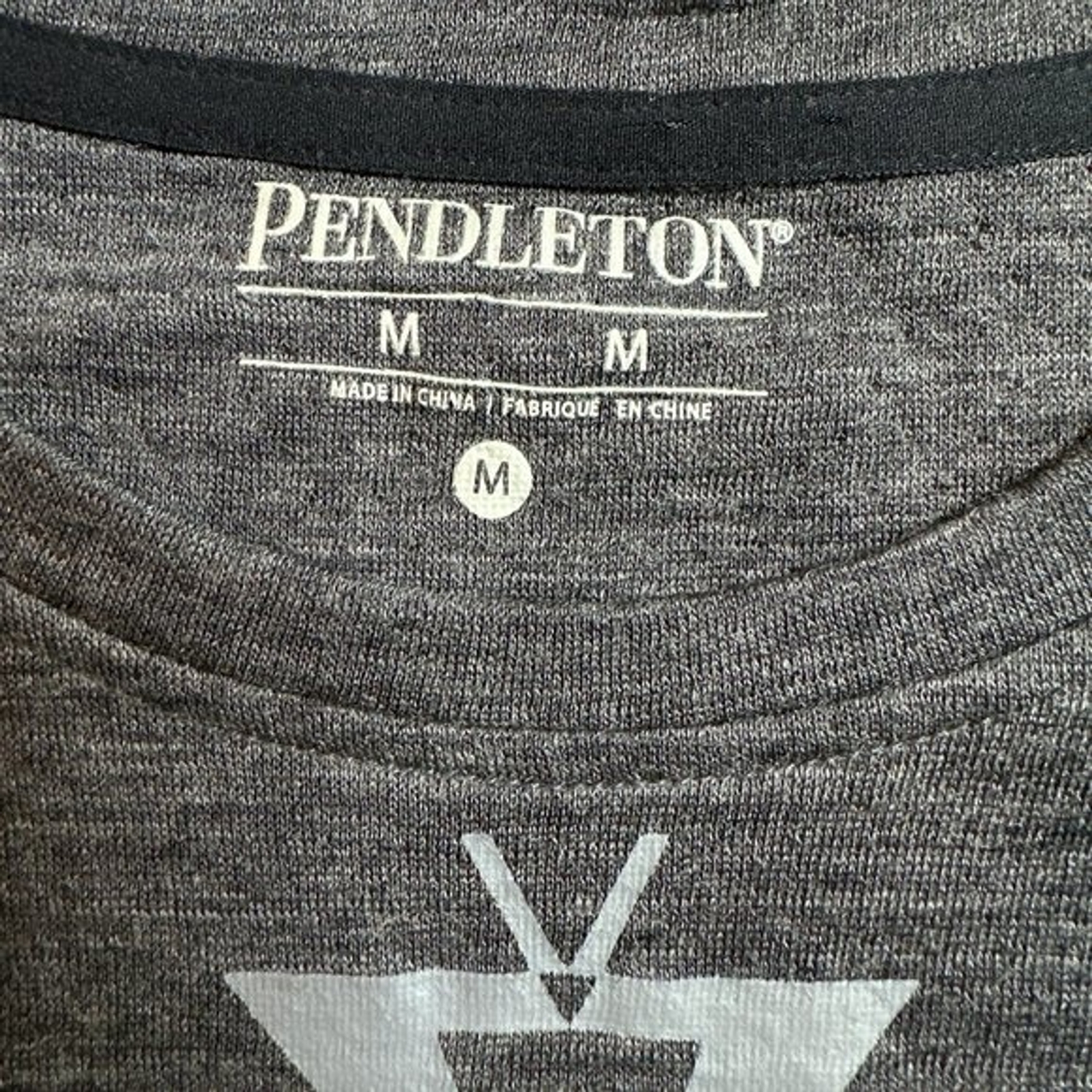 Pendleton Men's Top Base Layer Crew Neck Wool Ble… - image 9