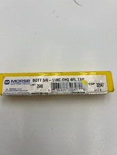 QTY 2 MORSE 32647 STRAIGHT FLUTE HAND TAP 5/8IN-11NC H3 4FL 373
