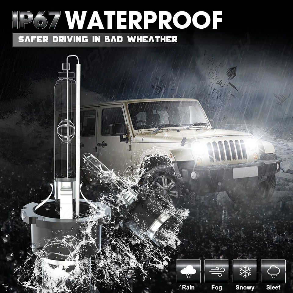 For Infiniti QX56 2004-2010 6000K Front Xenon HID Headlight Bulbs Low Beam Qty2 - Image 4 of 4