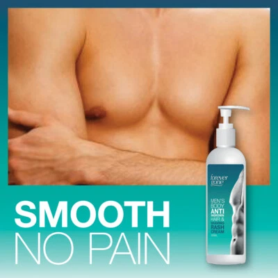 FOREVER GONE HERREN KÖRPER ANTI EINGEWACHSENE HAARE & RASURAUSSCHLAG CREME - RASUR BRUST