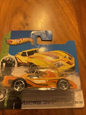 Hotwheels   76  Greenwood Corvette Gelb 208/250 aus 2013 Neu und Ovp