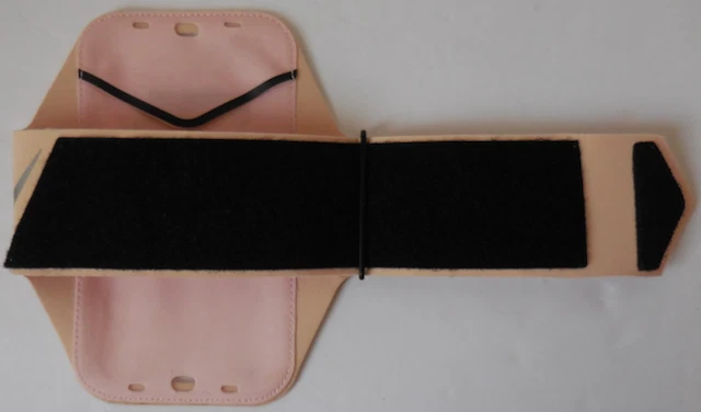 Nike Brazo Lean Banda Eco-Rosa/Negro/Plateado Tamaño para adaptarse a la mayoría de los teléfonos inteligentes de talla grande Foto 3 de 4