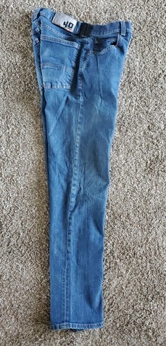 40 Grit Duluth Trading Blue Jeans Denim Pants Mens Size 28X30 Measured 28x29 - Picture 7 of 7