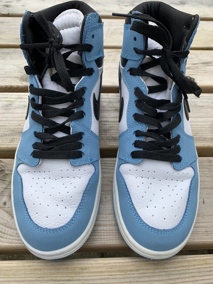 Men’s Nike Air Jordan 1 Retro High OG University Blue UK 8 US 9 EUR 42.5, photo 2 of 5