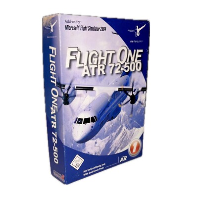 Flight One ATR 72-500 PC Spiel Add On für MS Flight Simulator 2004 Rarität