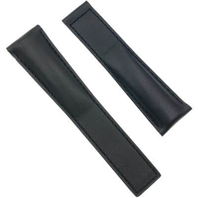 TAG HEUER - 22 x 18 MM - GENUINE LEATHER WATCH STRAP - OEM BRACELET - NOS BAND