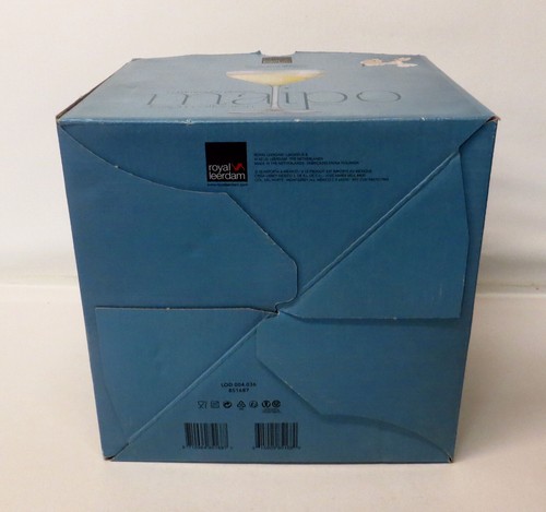 4 Royal Leerdam Maipo champagne coupe glasses boxed 300ml (Made in Netherlands) - Picture 9 of 9