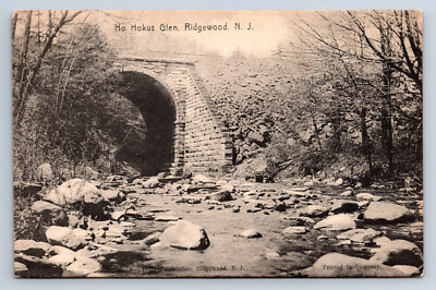 Vintage Postcard Ridgewood NJ Ho Hokus Glen 1907 W.A. Crooker T26