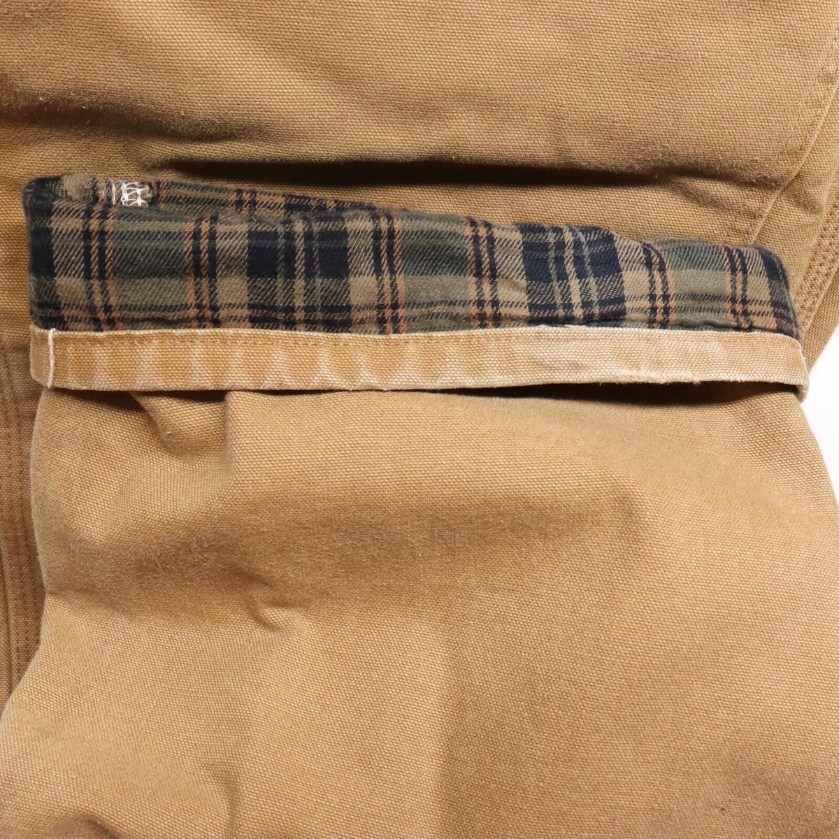 パンツ Carhartt flannel lined Carpenter Pants Loose Fit Washed Duck Flannel-Lined Utility Work Pant