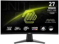 MSI 27" 180 Hz Rapid VA QHD Gaming Monitor FreeSync (AMD Adaptive Sync) 2560 x 1