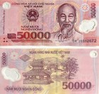 50,000 Vietnam Dong VND Uncirculated UNC Mint Banknote Currency Polymer 1 piece