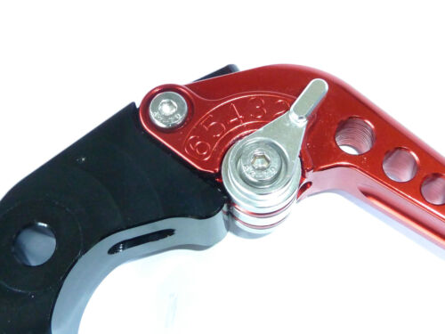 Suzuki GSXR1000 2005-2006 Bremse und Kupplungshebel Kurz Rot Road Track Rennen - Bild 5 von 9