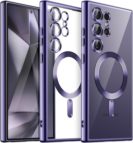Stoßfeste Magnet Hülle Samsung S25 Ultra S23 Plus S24 FE A25 A35 A55 A15 S25 - Bild 37 von 52