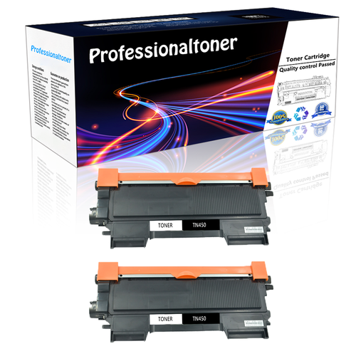 2PK Cartucho de Tóner Negro TN450 Compatible para Brother MFC-7360N MFC-7290  HL2130 | eBay
