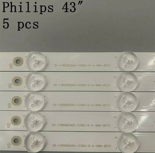 KIT 5 LED para Philips 43" 43PUS6551 43PUS6201 43PUS7202 43PUS6501 43PUS6101 - Imagen 4 de 6