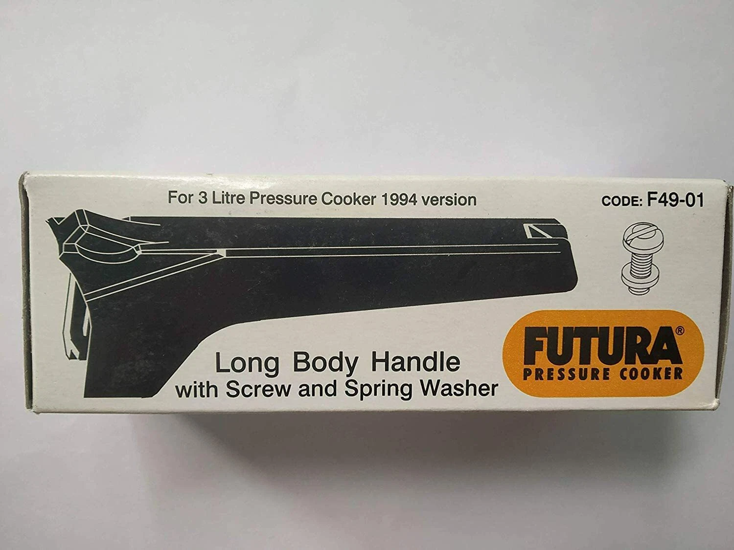 Hawkins Futura 3 Litre Pressure Cooker Long Plastic Body Handle F49-01
Opens in a new window or tab