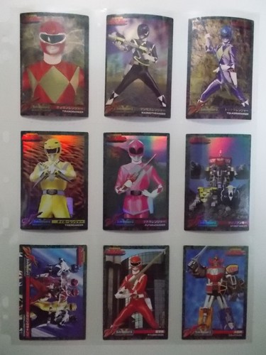 Super Sentai 25th anniversary card Wafer Morinaga Flashman Bioman Power Rangers - Picture 62 of 139