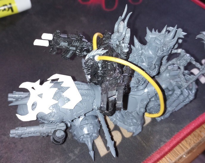 Warhammer 40k Warbike Wazdakka Gutsmek Zhadsnark da Rippa Khorne