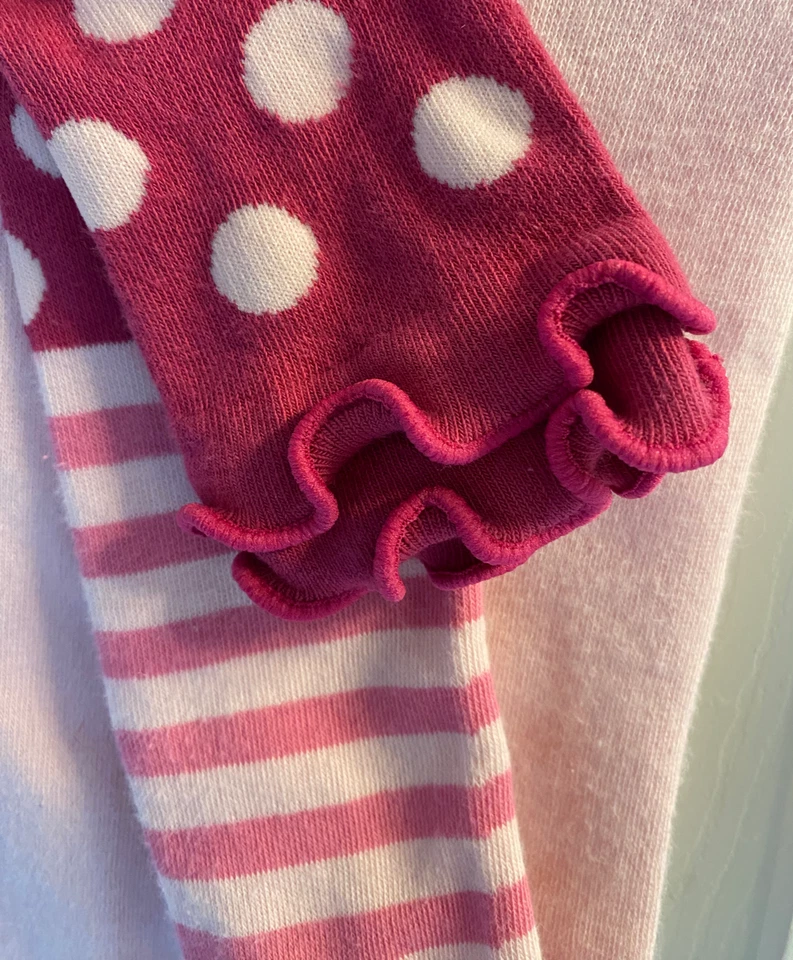 NAARTJIE Girls Fun Footless Funky Tights Size 6 - 8 Pink • Worn Once - Image 3 of 4