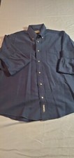 Mens Natural Issue Size Large Long Sleeve Button Up