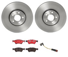 Front Brake Disc Rotors And Ceramic Pads Brembo Kit For Mb W211 E500 E550 4matic Front Brake Disc Rotors And Ceramic Pads Brembo Kit For Mb W211 E500 E550 4matic