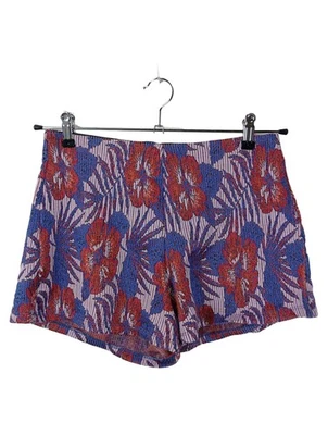 ZARA TRAFALUC Short Dames Pantalon T EU 36 rouge-bleu-blanc cassé - Photo 1/4