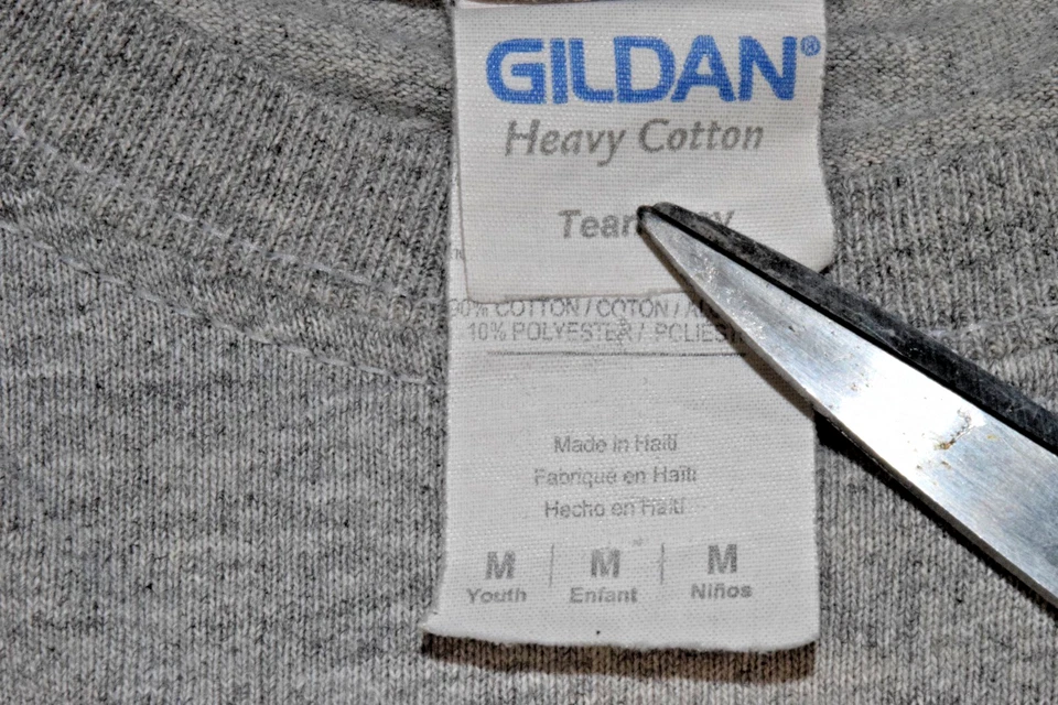 Camiseta Niños Gildan Talla Juvenil M Rising New York Roadrunners Gris Algodón Foto 3 de 4