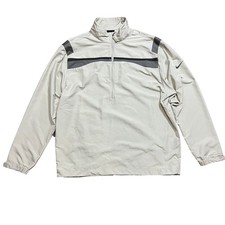 Men's Nike Golf Long Sleeve 1/4 Zip Tour Performance Therma-Fit Pullover Beige L