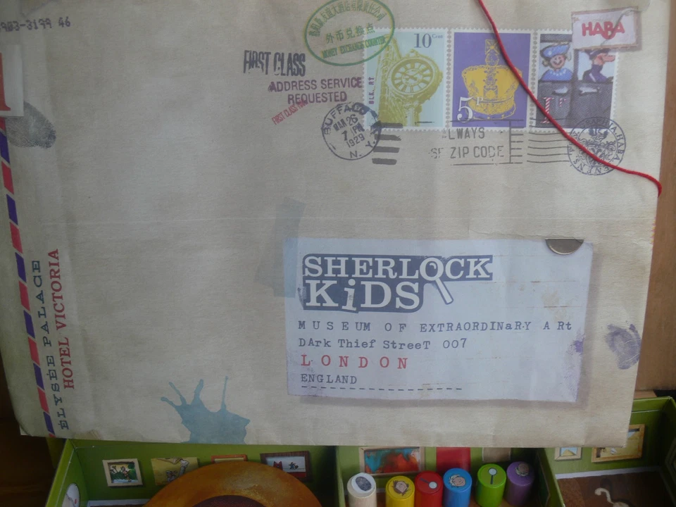 HABA 4894 Gedächtnisspiel Sherlock Kids Auf der Spur des Bilderdiebs  KOMPLETT - Bild 3 von 4